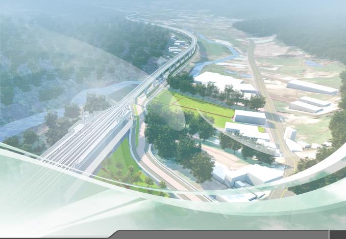 圖: 「A11-赤塗路道路新闢工程」模擬圖