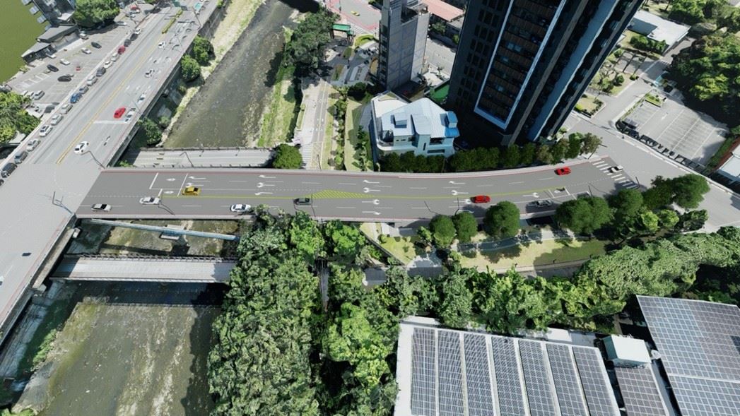 圖: 桃園區成功二橋新建工程-模擬圖