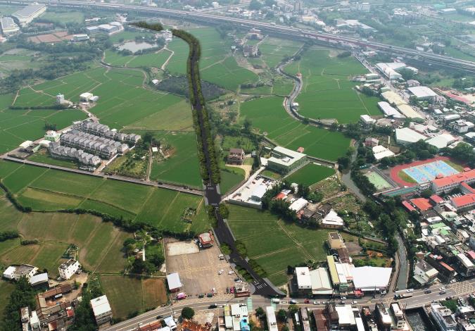 金陵路五、六段替代道路工程-模擬圖