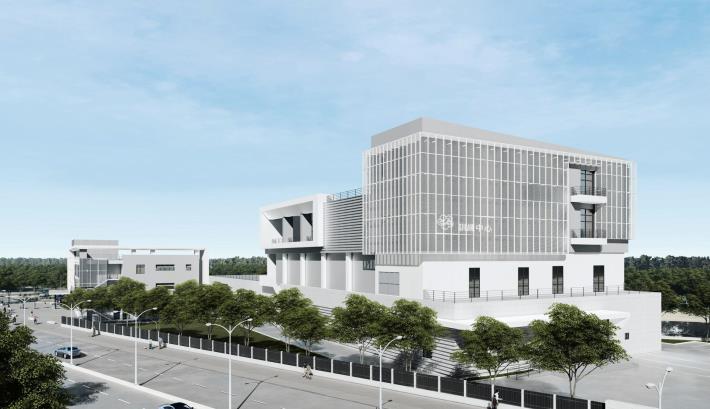 「桃園市政府公教人員訓練中心(含警訓中心)暨退輔會職訓中心新建工程」模擬圖