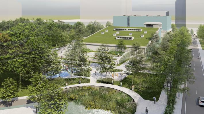 桃園市大園體育園區新建工程-模擬圖