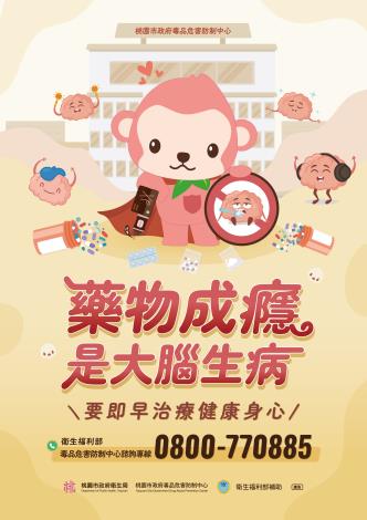2025年藥物成癮宣導海報