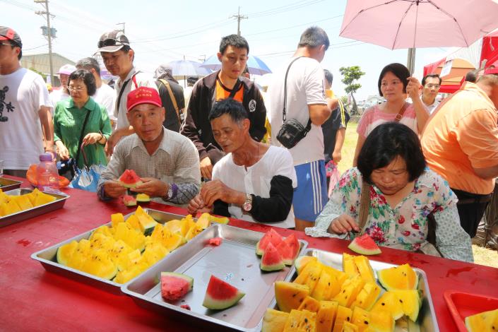 桃園市瓜果評鑑暨及品嚐促銷活動：西瓜品嚐