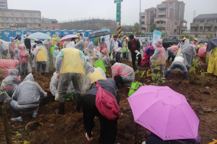 民眾植樹