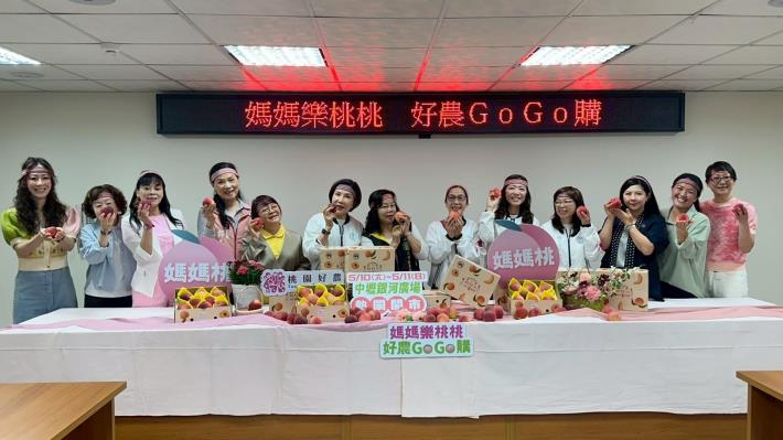桃園農漁業、青農及市府各局處等13位優秀女力擔任媽媽桃代言人