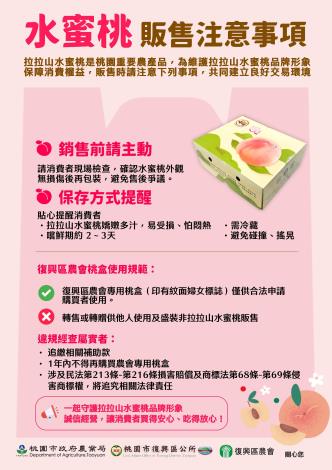 水蜜桃販售注意事項