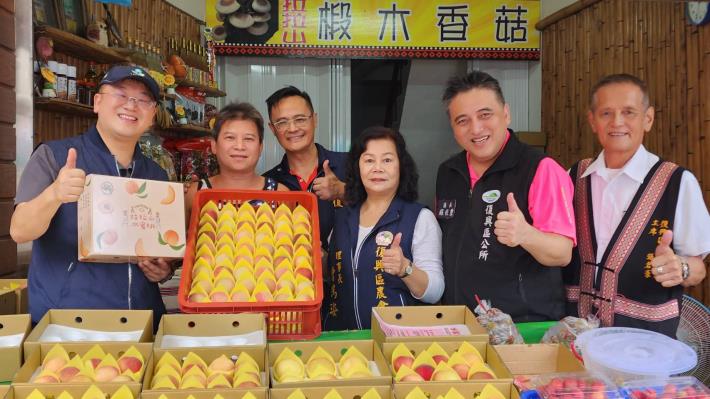 桃市府啟動聯合稽查把關嚴守拉拉山水蜜桃品牌