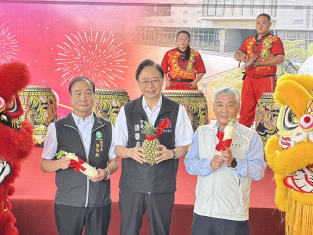 張善政市長出席觀音區農會草潔辦事處農業推廣教育活動中心新建大樓啟用曁信用分部開幕活動