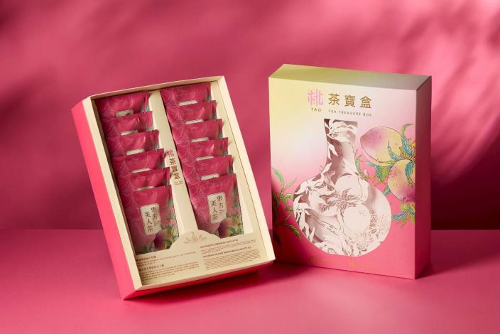 桃市府攜手故宮跨界聯名 首推「桃茶寶盒」力拓國際市場 (3)