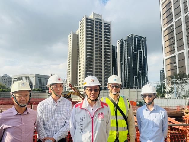 市長指示工地做好深開挖安全措施