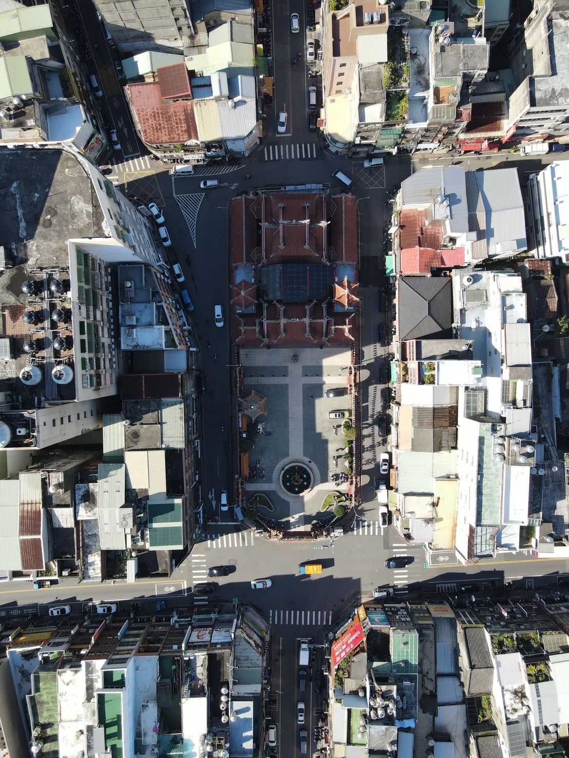 景福宮周邊人行環境空拍現況