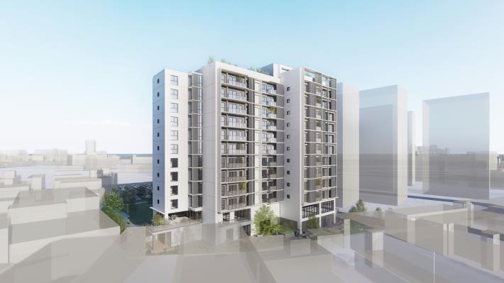 茄苳段社宅另一角度模擬