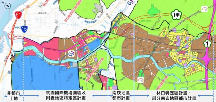 路線經過的都市計畫
