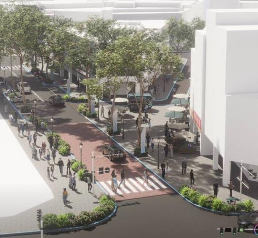 大同路和新生路街區模擬