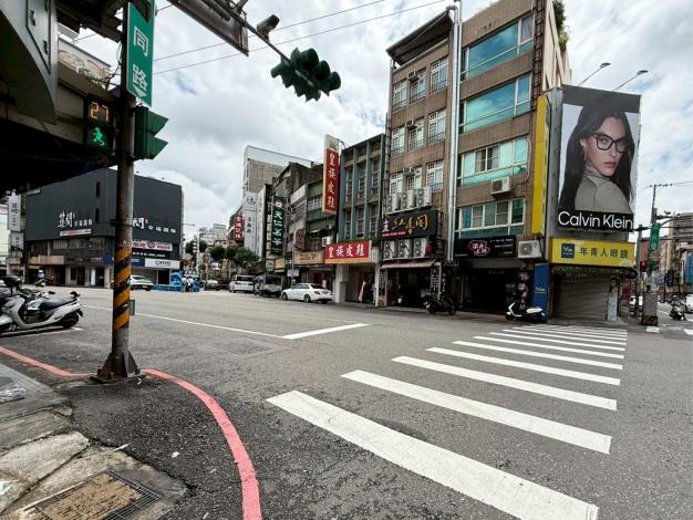 從中山路往大同、新生路口視角現況