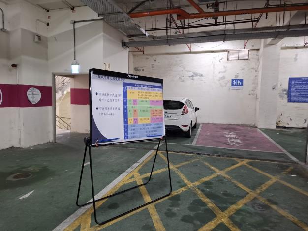 中壢新明市場地下室現況