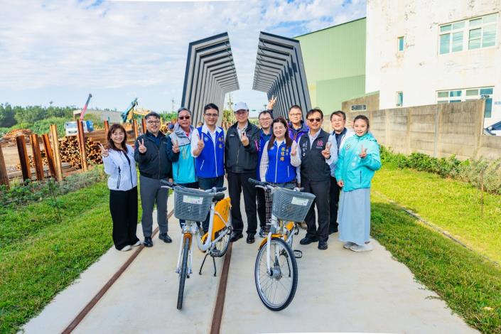 臺鐵林口線路廊活化工程(第五期)竣工大合照