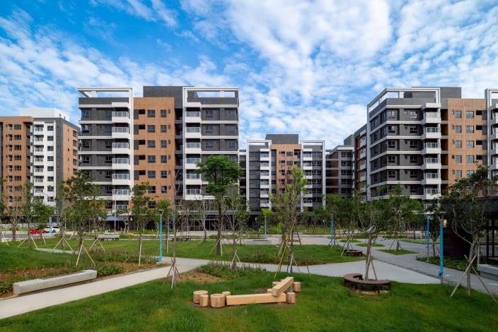 安置住宅區公共大綠地空間