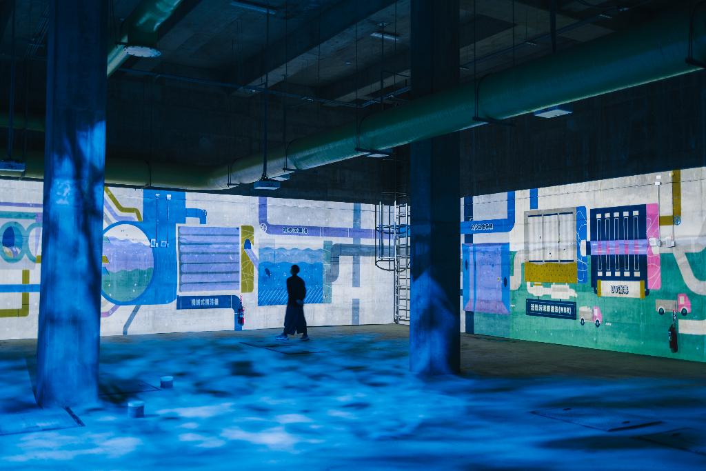 文青水資中心美學策展「Next Water science gallery 流動的科學，不思議的水」。