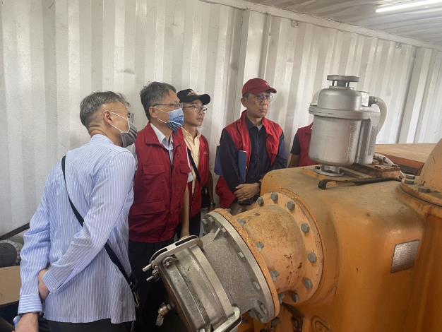 防汛場抽水機測試