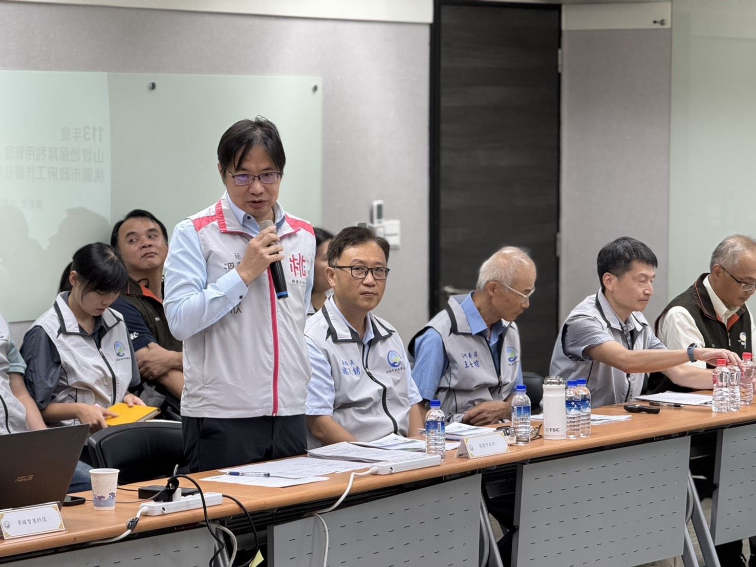 秘書長出席山坡地考評現場