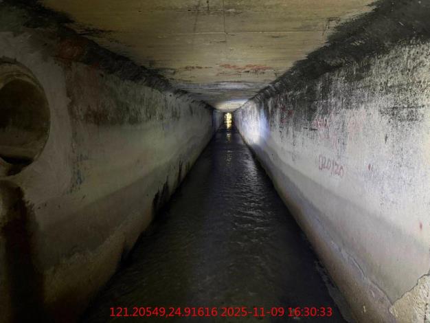 桃園市平鎮區上海路與南京路口-箱涵暢通無淤積