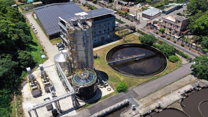 圖1：龜山沼氣發電全年發電量可達640萬度.