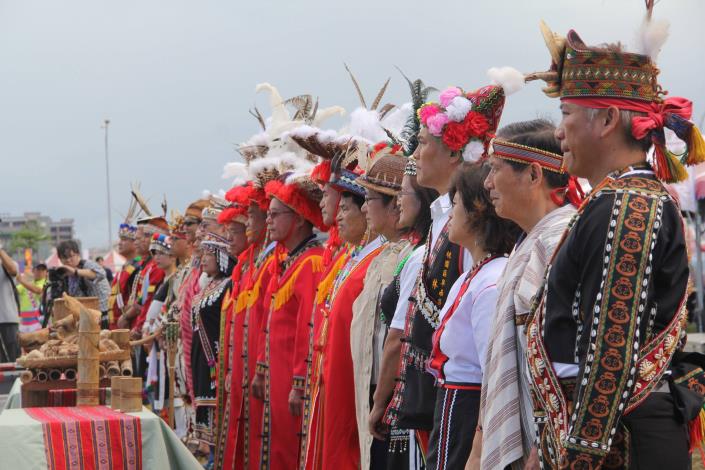 The indigenous people of Taoyuan City Indigenous joint harvests