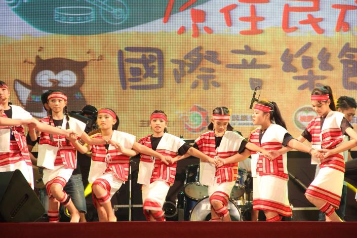The dancers of Taoyuan City Indigenous People International Music Festival