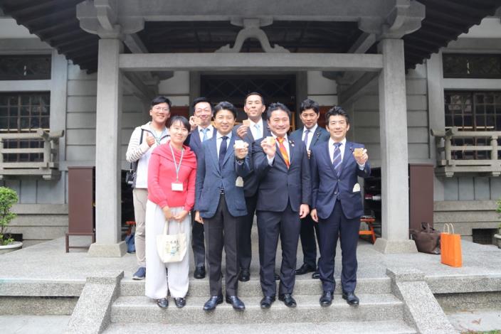 日本柿澤未途眾議員訪問團參訪大溪木藝生態博物館
