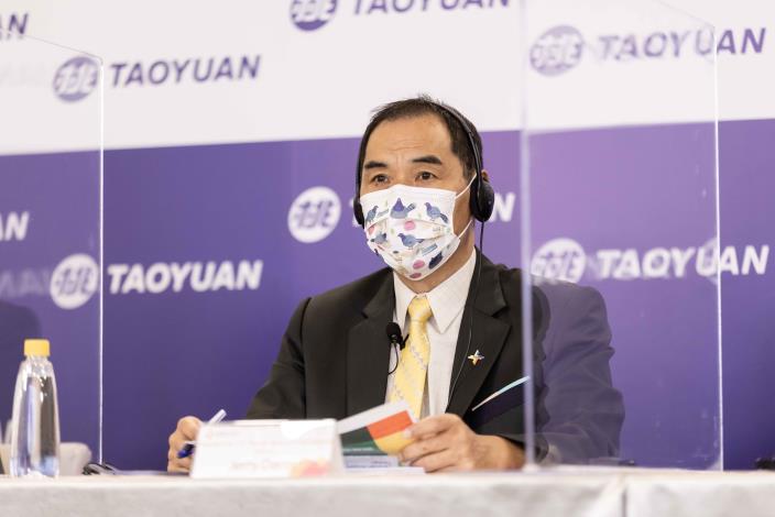 Jerry Dann, President and CEO of Taoyuan International Airport Corporation, was invited to share the pandemic response at the airport