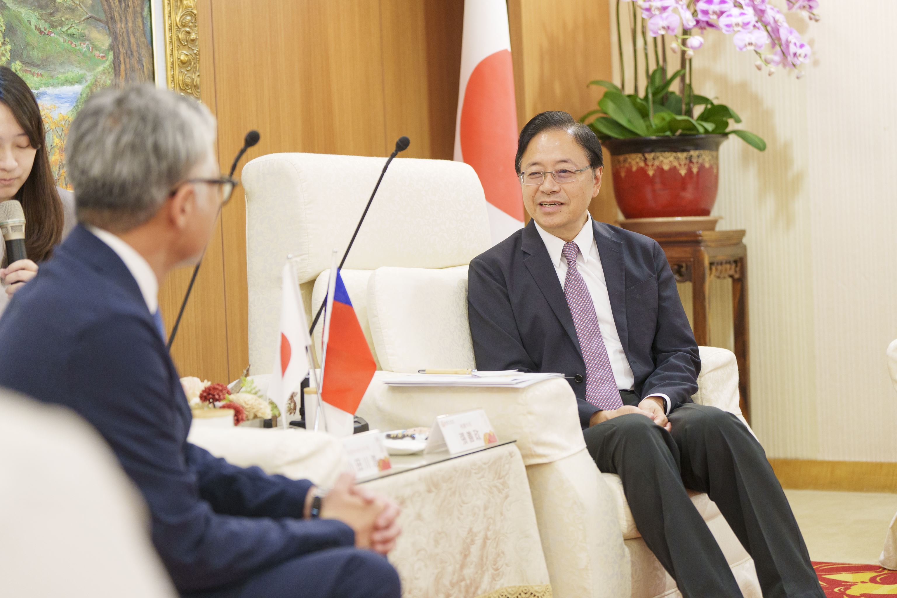 張市長期許未來雙方在稻米以外，也可以就製茶產業、木工手工藝等項目作進一步交流