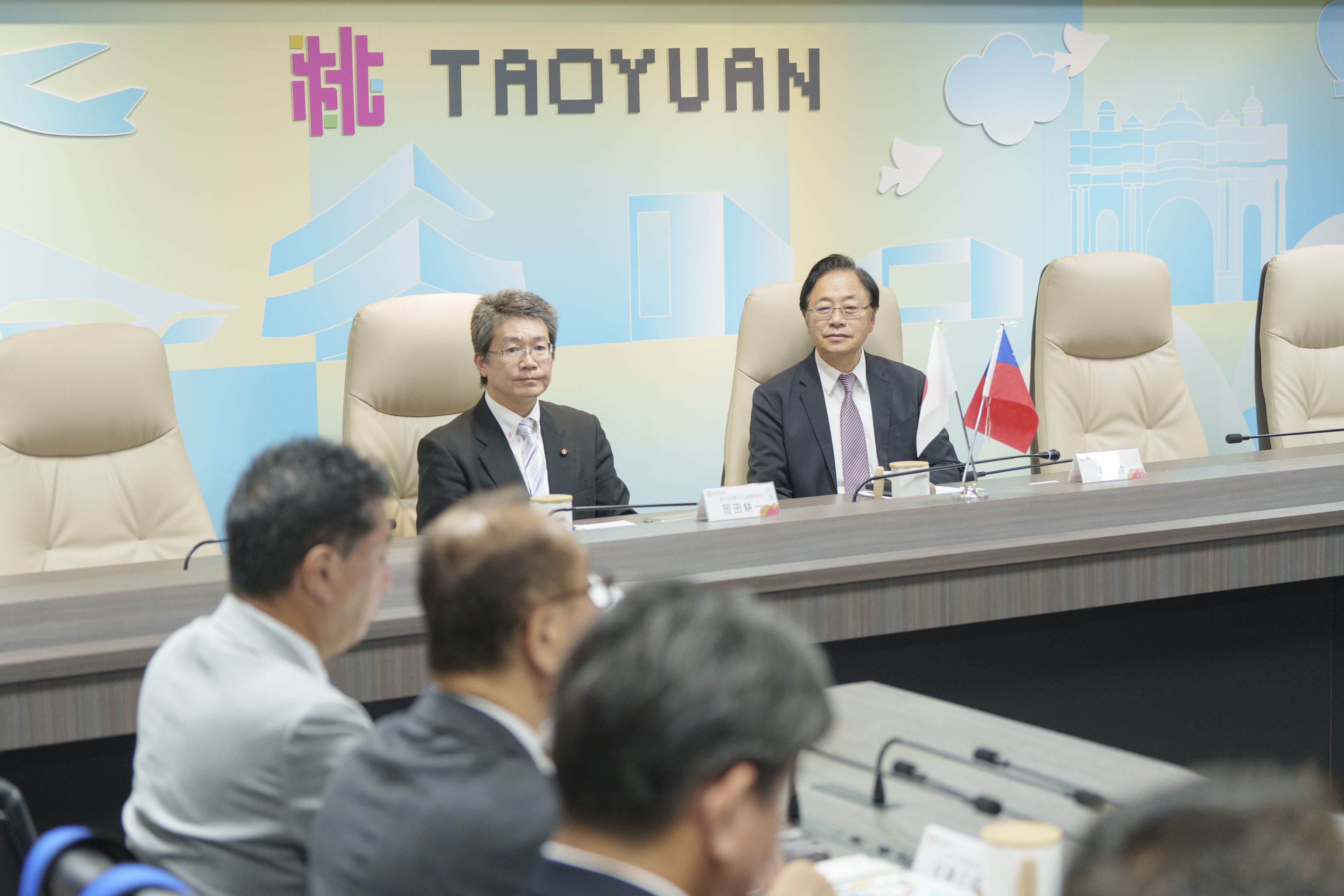 日本全國OB會率團訪桃 張市長盼和與會縣市進一步交流