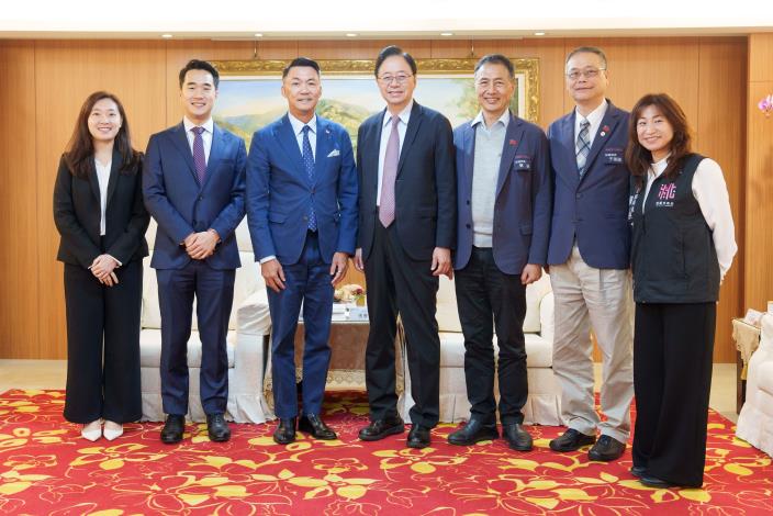 新加坡駐台代表葉偉傑離任前夕辭行 活動合影