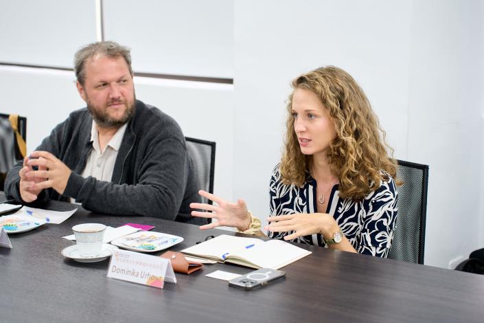 捷克經濟文化處科技組Dominika Urhova組長亦與會