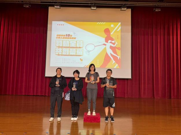 23教職員女子組獲獎隊伍