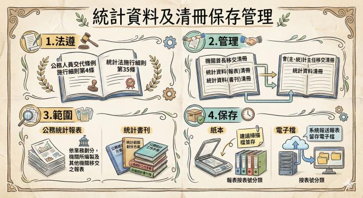 7.統計資料及清冊保存管理