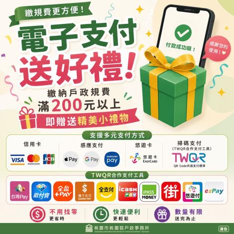 電子支付宣導海報