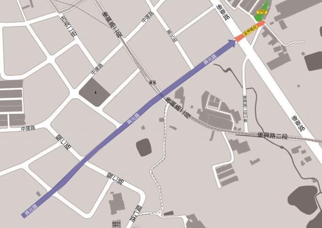 興元路道路延伸命名