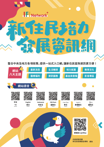 新住民培力發展資訊網海報