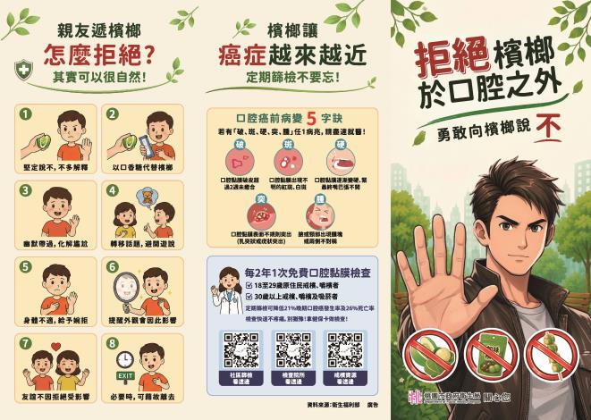 青少年檳榔健康危害防制摺頁1