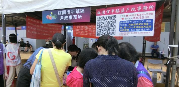 5民眾填寫問卷情形