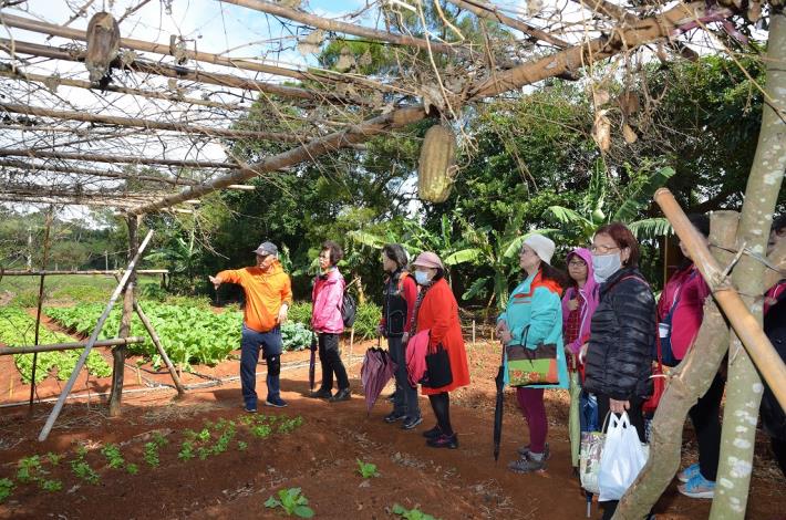 參觀三洽水環境教育中心菜園