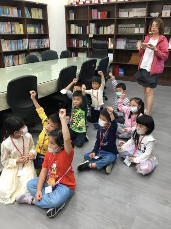 永福非營利幼兒園學童踴躍參與的情形
