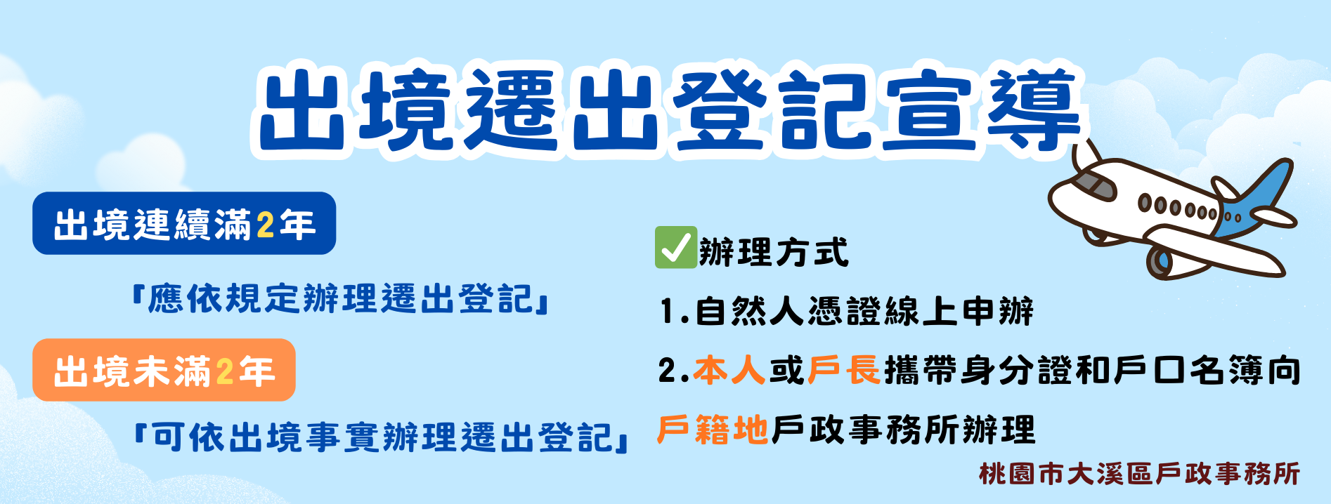 〈宣導〉「出境遷出宣導」