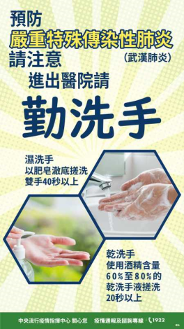 防疫措施-勤洗手