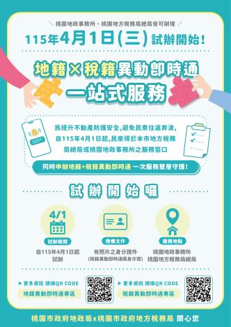 地籍x稅籍異動通知海報