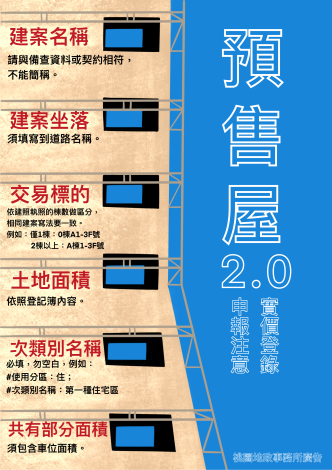 1.預售屋申報事項