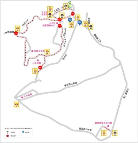2026桃園魯冰花季」活動交通管制圖