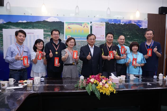 主管杯桌球賽頒獎 大合照